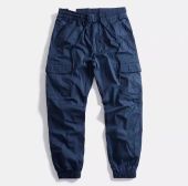 Mens Outdoor Workwear Cotton Trousers Durable Loose Fit Hiking Pants Autumn Winter Long Pants Youth Fashion Casual Pants