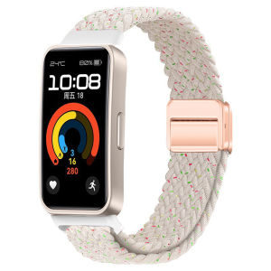 Magnetic Nylon Band For Huawei Watch 10/9/8 Colorful Braided Sport Strap For Huawei Band 10/9/8 Smartwatch Elastic Bracelet