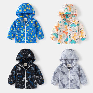 Sun Protection Light Hooded Jacket For Boys