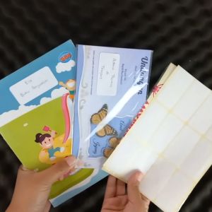 Stiker Label Undangan 103 128+ isi 10 Lembar Tempelan Nama Buku Tulis Sekolah Merk Thomas Cup Kualitas Cetak Super Jelas - Lazada