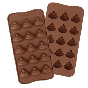 3D Poo Shaped Silicone Mold Funny Faeces Design For Chocolate Candy Jello Cake DIY Baking Mould Kitchen Bakeware Tools
