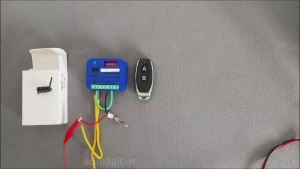 Tuya Smart WIFI 300-900MHz RF Garage Door Gate 2CH Receiver Controller Switch 433MHz 868mhz Transmitter / Command Opener Alexa