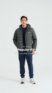 [MỚI - THU ĐÔNG 2025][TẶNG TẤT COTTON]Áo phao nam dày Ultrawarm Puffer có mũ II giữ ấm chắn gió tốt Coolmate