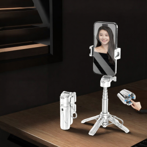 Jipingfan | Magnetic Portable Selfie Stick Tripod Bluetooth Supported