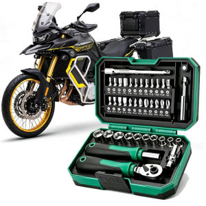 40PCS Portable Universal Motorcycle Repair Tool Kit Socket Wrench Set For VOGE DS800X DS525X DS900X DS625X 500 AC DS 300DS RALLY