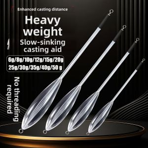 No-Thread Slow-Sinking Long-Throw Fishing Cast Assist