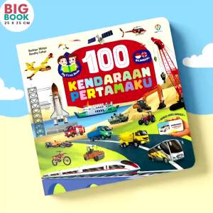 100 Kendaraan Pertamaku Buku Anak Mengenal Kendaraan Yang Ada di Dunia Semi Board Book Bilingual Free Video Animasi
