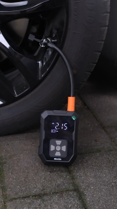 MeeGoo เครื่องปั้มลมไฟฟ้า ปั้มลมแบบพกพา12v Electric Air Pump ที่สูบลมไฟฟ้าไร้สาย ที่เติมลมยางรถยนต์แบบพกพา มัลติฟังก์ชั่น