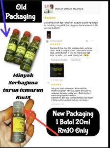 1BOTOL 20ML MINYAK BUASIR MORHABSHI SERBAGUNA TURUN TEMURUN