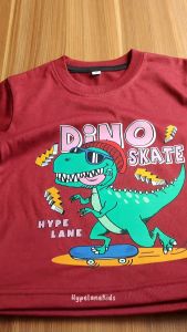 Code8.id DTF Kaos Anak Laki Laki Karakter Dinosaurus Best Seller Awan MURAH DAN TRENDY