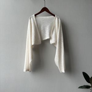 Sleeveless Sun Protection Knit Cardigan
