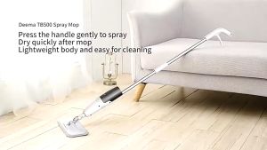 Deerma Water Spray Mop Sweeper Vacuum Cleaner dust cloth 360 Rotating Cleaning Cloth cordless Mop floor cleaner