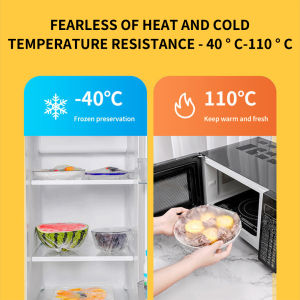 50/100 pcs Colorful Food Cover Plastic Bag Wrap Elastic Food Lids Storage bag For Fruit Bowls Cups Caps Kitchen Fresh Bag