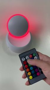 5W RGB LED Modern Wall Lamps 350° Rotatable Lamp Wall Sconces Use for Living Room Bedroom Wall Light Home Fancy Light