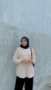 Dostifashion Zara Top | Atasan Wanita Kerja Premium | Atasan Muslim Pinggang Tali