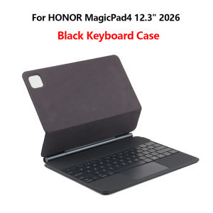 AJIUYU | Magnetic Magic Keyboard For HONOR MagicPad4 12.3" Smart Case Folio For MagicPad3 Pro 12.3" YLE-W09 TrackPad Keyboard Stand Case