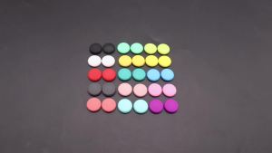 2pcs For Switch Joy-Con Controller 3D Analog Joystick Cover Thumb Stick Cap Button Module For NS Joycon