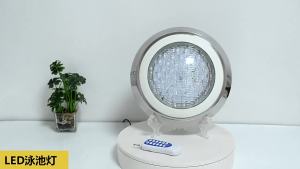 SXH ไฟสีสันสดใส Led สระว่ายน้ำสแตนเลสติดผนังไฟ Rgb ไร้สายควบคุมระยะไกลโคมไฟสระว่ายน้ำไฟใต้น้ำบรรยากาศภูมิทัศน์