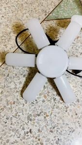 โคมไฟใบพัด 5แฉก 135W แบบยาว LED หลอดไฟทรงใบพัด แสงขาว แสงวอร์ม หลอดไฟ พับเก็บได้ ปรับมุมโคมไฟได้