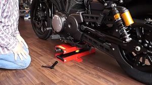 500KG Motorcycle Scissor Lift Jack Bike Repair Stand Work Bench Workshop Lifting Crane Alat Motorsikal Bengkel Jek Motor