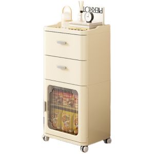 CHUMX | Under Desk Rolling Drawer File Cabinet