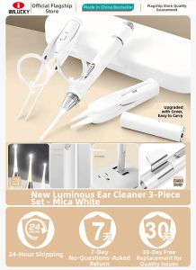 IMLUCKY | Light Emitter Safe Earwax Cleaner For Babies
