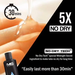 [Anti Dryness Formula] MS Drip Extra Slippery Water Based Personal Lubricant Body Massage Intimate Gel