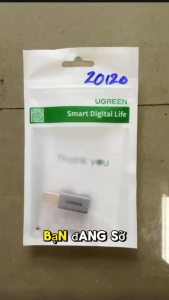 Đầu chuyển USB 2.0 B to USB-C (female) Ugreen 20120 Chính Hãng