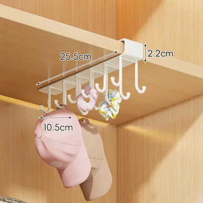 QINQI | Giá Treo Mũ Nón Gắn Tường Không Cần Khoan