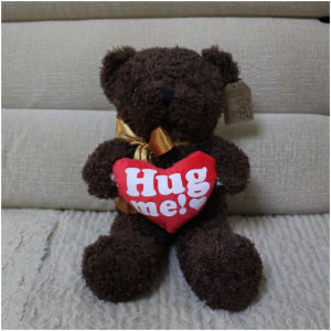 Hugable Plush Bear Doll Companion Sleep Toy for Girls Cute Gift on Qixi Festival And Valentines Day Soft Stuffed Animal Bear