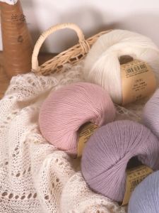 LOVEYARN | Imported Australian Fine Wool and Mohair Lace Yarn