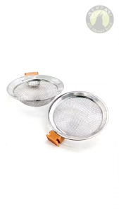 SEMPATI Cepuk Kroto Stainles Steinles Stenlis Steel Tempat Wadah Kroto Ulat Pakan Makanan Burung Pemakan Serangga Burung Murai Kacer Kenari Cucak Ijo Anis Pentet Pleci