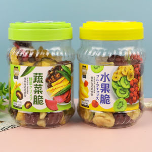 Macao TOP SAVOR 200G Mixed Fruit Crisp/218G Vegetables Chip Office Girls Health Satisfy the Appetite Snacks