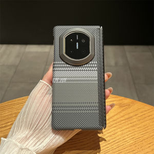 Ultra-thin Dual Pivot Hinge Water-sticker Fiber Texture Full Body Anti-drop Protective Case with Magnetic Attraction