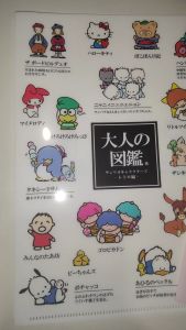 Sanrio & Characters 2-pockets A5 Translucent File (Characters Introduction)