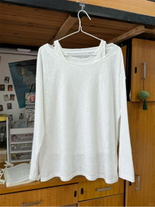 Laid-back Design Loose Long Sleeve Womens Two-Piece Set Slimming Cover-Up Tank Top Versatile Autumn New Style Commute Korean Loose Fit Knitted Sweater