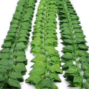 10Pcs Artificial Ivy Green Vines / for Wedding Party Wreath Garland / Home Garden Decorations Supplies