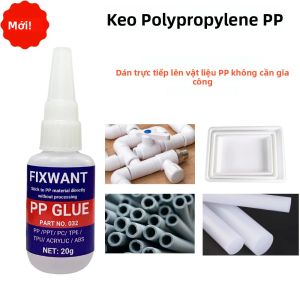 Keo Dán PP Polypropylene Cường Độ Cao Chống Thấm Khô Nhanh Dùng Cho PPT/PC/ABS/TPE/TPU/ACRYLIC