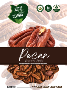 PECAN ROASTED & UNSALTED 50G-1KG