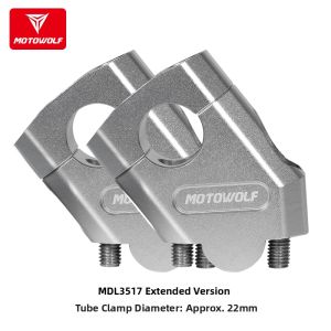 Motowolf | Height Increasing Rearward Adjustable Bar Mounting Kit