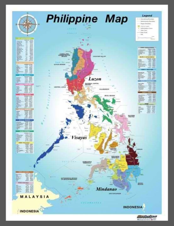 Map of Asia, Philippine Map and World Map (Set of 3) | Lazada PH