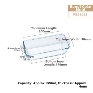 For Bake | Multipurpose Borosilicate Glass Baking Tray