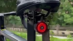 NEWBOLER | NEWBOLER Thông Minh Phanh Đuôi Đèn USB Sạc Xe Đạp Chống Nước Phía Sau Đèn MTB Đường Đi Xe Đạp Yên Xe Seatpost Cảm Biến Thông Minh