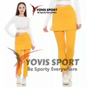 celana rok wanita celana senam gym fitnes lari sepeda gym celana senam rok polos yovis sport