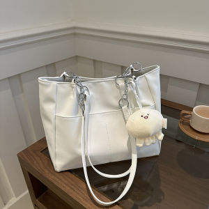 Túi Tote Đeo Vai Đa Năng Cỡ Lớn Cho Nữ Mùa Hè 2024 Túi Xách Túi Đeo Vai Thường Ngày Túi Đựng Nhiều Dung Tích Túi Da PU Màu Trơn