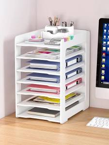 Desk Organizer File Rack Multi-Layer Horizontal Design
