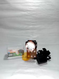 COD Senter Kepala LUBY 10W L-2875 Cahaya Putih Headlamp Rechargeable Lithium Original Luby L-2875