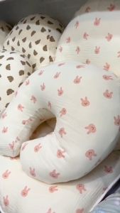 เซ็ทเตรียมคลอดลายมินิมอลมัสลินย่นครบเซ็ต ที่นอน+หมอนกันกรดไหลย้อน+หมอนรองให้นม โปรแถมหมอนข้างเข้าเซ็ต1ใบ