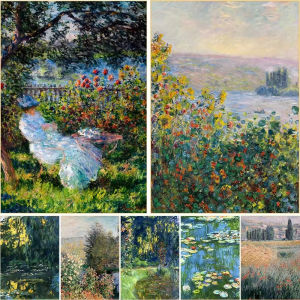 Jigsaw Puzzle Beautiful Monet Water Lily Pond Vintage Impressionist Art For Adults Ideal For Family Game And Mental Exercise