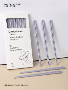 YSINGHOME | Anti-Mold Anti-Slip Heat-Resistant Ceramic Chopsticks